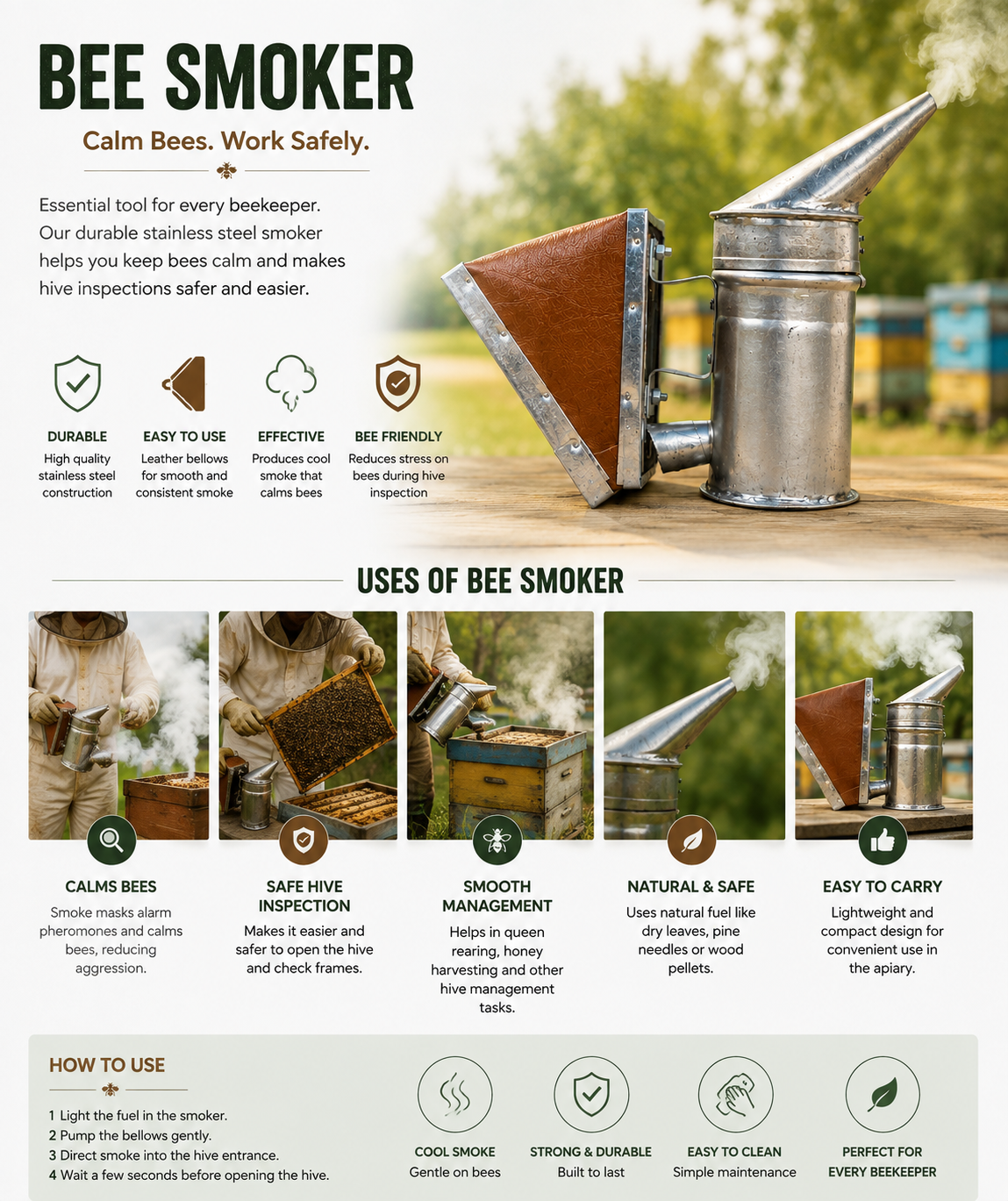 Beekeeping Smoker